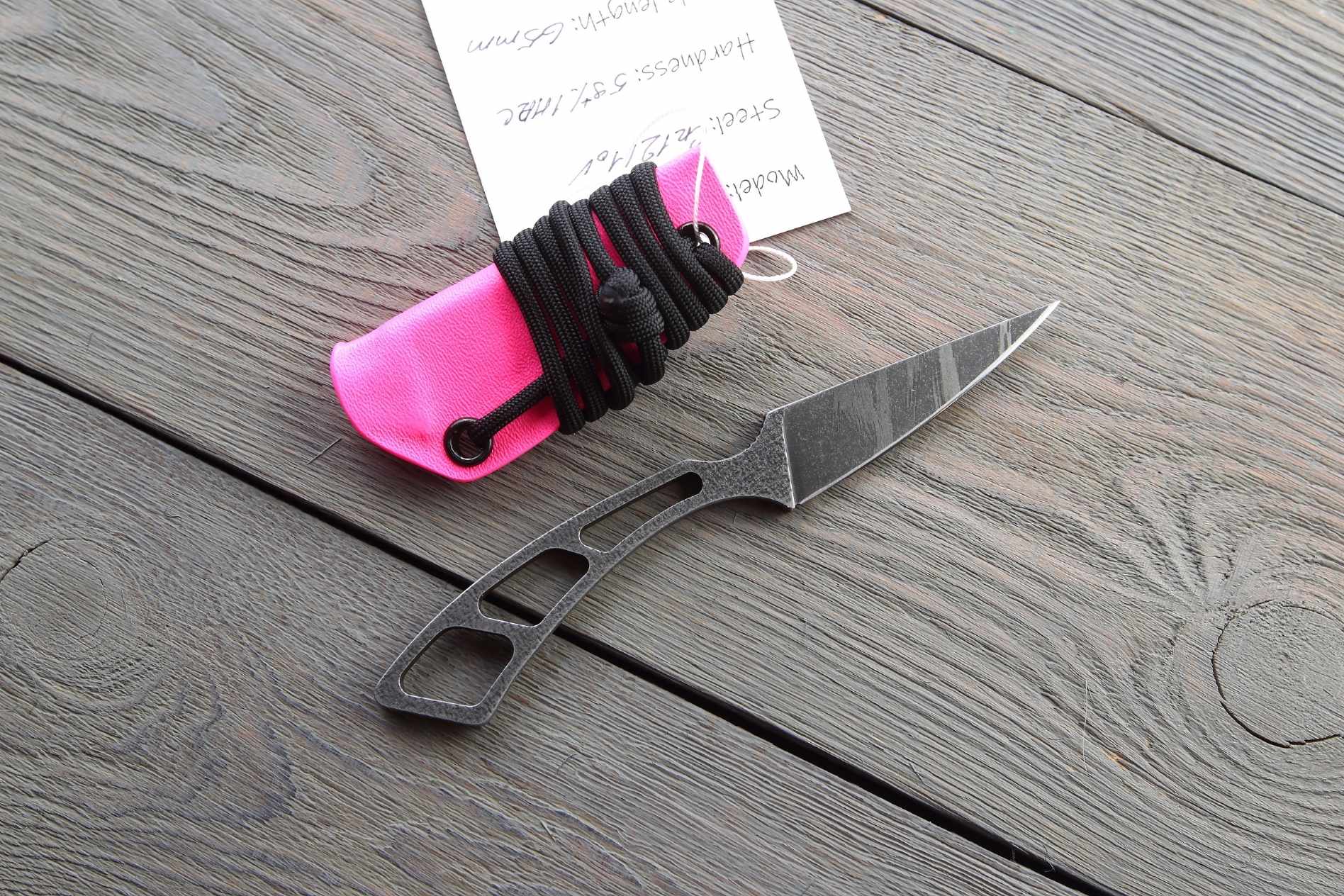 Дизайн без названия, копия, копия - 2025-05-02T132605.352 Скелетний EDC ніж з нержавіючої сталі та покриттям blackwash